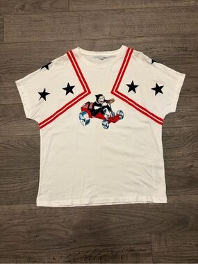 Stella McCartney White felix the cat tee